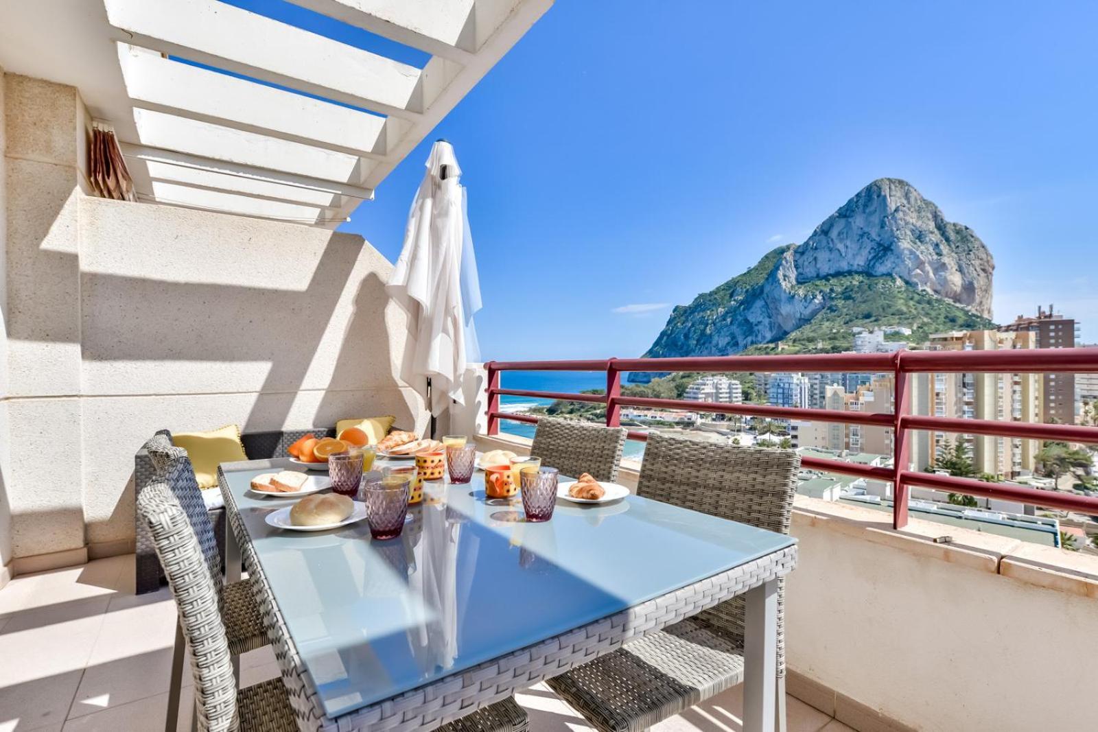 Apartamentos Zafiro Atico Кальпе Екстер'єр фото